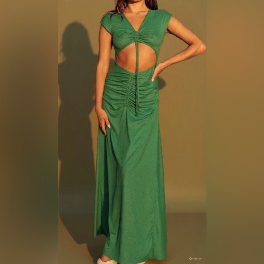 Agua Bendita Green Dress Size S
